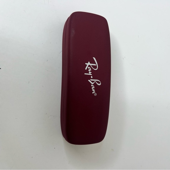 Ray-Ban Burgundy Glasses Case - Picture 1 of 3